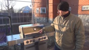 ГАЗОВЫЙ ГРИЛЬ PRIMELINER S CLASS PRO!) ПЕРВЫЙ ЗАПУСК И ГОТОВКА!) ШАШЛЫК ИЗ ГОВЯДИНЫ И КЕБАБЫ!)