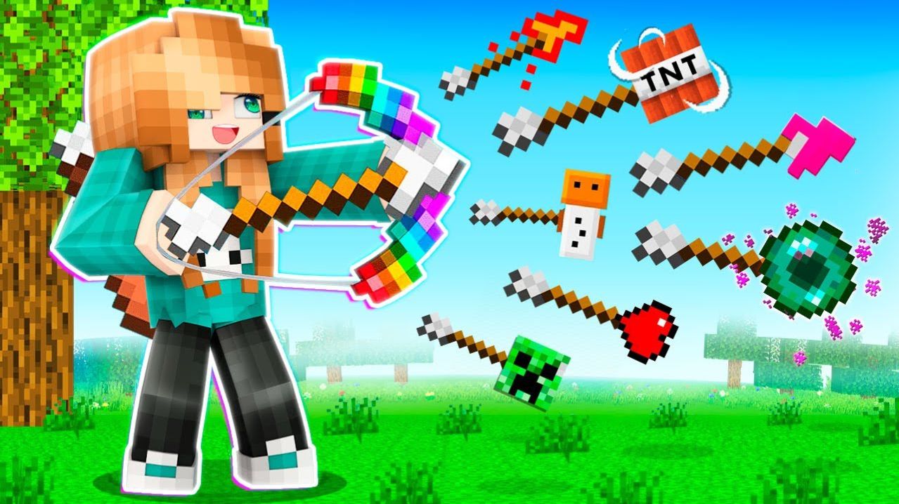 😱 Мы Нашли Редкие СУПЕР СТРЕЛЫ в МАЙНКРАФТ!