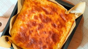 Пирог на ряженке. Все смешал и готово! Быстрая выпечка к чаю