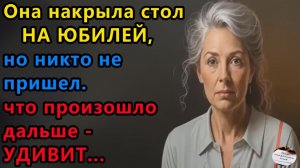 Истории из жизни: Она накрыла стол на юбилей, но никто не пришел. Аудио рассказы, Жизненные истории