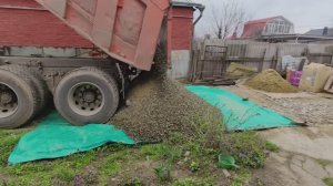 №51 Запасаемся цементом (750 кг), песком и щебнем. 28.03.2026г. День 80