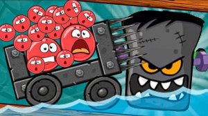 Новый КРАСНЫЙ ШАР, Красныш спасает деревню красных шариков