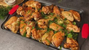 🤤 🔥 Эти куриные крылышки исчезли за минуту❗🔥 Такие вкусные, все просят добавки❗🔥