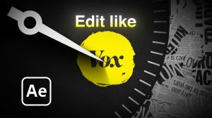 How to Make Motion Graphics Like VOX After Effects tutorial