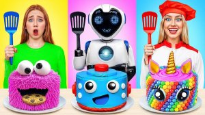 Кулинарный Челлендж Я и Бабушка с Роботом  Вкусные Кухонные Лайфхаки