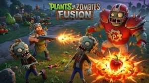 Зомби против растений PvZ Fusion Plants vs Zombies Растения против Зомби Битва