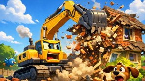 ДЕТЯМ. ПЕСНЯ ПРО СТРОИТЕЛЬНЫЙ ЭКСКАВАТОР