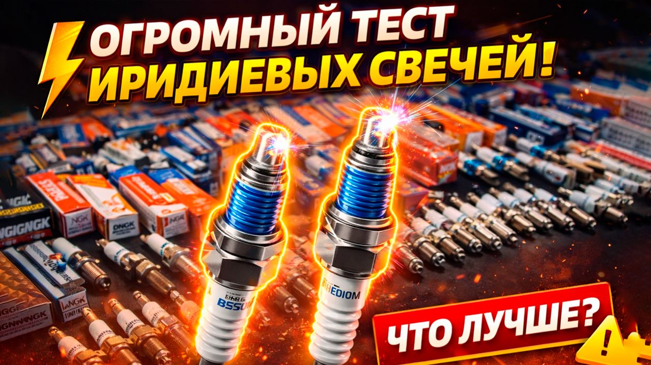 ПРОВЕРИЛ ИРИДИЕВЫЕ СВЕЧИ НА ПРИБОРЕ. РЕЗУЛЬТАТ УДИВИЛ