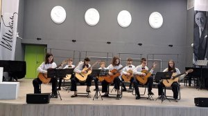 Ансамбль гитаристов ГБУДО г. Москвы "ДМШ им. В.Я. Шебалина", преподаватель Нефедова Л.В.