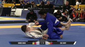fin feather Cole Abate vs Samuel Nagai 2026 Pan Jiu Jitsu IBJJF Championship