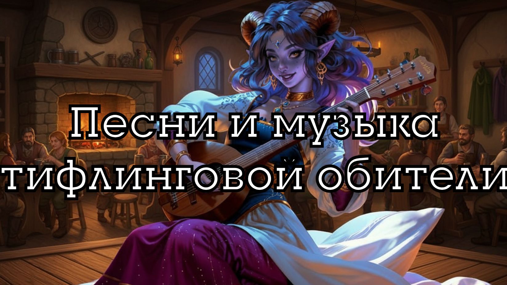 Тифлинговая обитель | Расслабляющая средневековая музыка, фэнтези таверна для D&D, НРИ и RPG