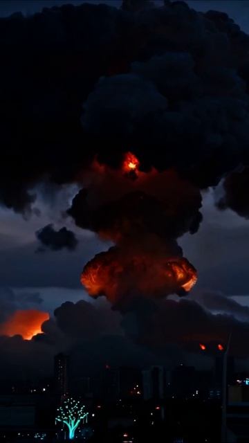 Конец всего: разрушающая сила атомного взрыва #катастрофа #апокалипсис #безнадёга