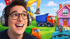 Машины строители Мультик про машинки