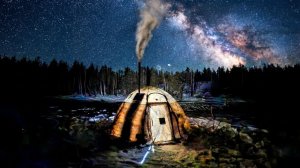 Ночёвка на таёжном озере. Весенний жор окуня и сороги. Обновка для дачи.