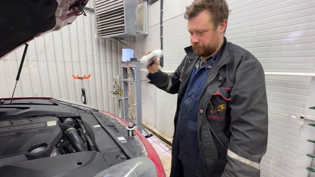 Porsche Cayenne 2017 | Работа со стуком в двигателе