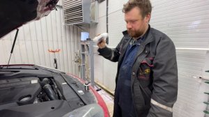 Porsche Cayenne 2017 3.6 Biturbo | Работа со стуком в двигателе