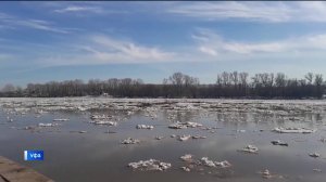 В Уфе на реке Белой начался ледоход