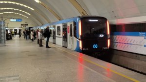 💙 Обкатка Четвёртого синего балтийца на станции метро Удельная