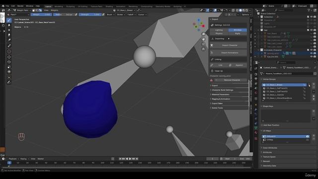 Cyborg Hard Surface Character Creation In Blender (9) 2 - Rig Edits & Rigify