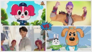 ШЕРИФ ЛАБРАДОР против ОХОТНИКОВ НА ДЕМОНОВ 🐶🔥 Кто победит в ТАНЦЕВАЛЬНОЙ БИТВЕ? 🏆