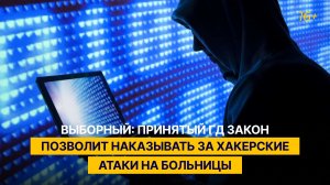 Выборный: принятый ГД закон позволит наказывать за хакерские атаки на больницы