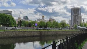 Прогулка по набережной города Иванова, июнь 2022 года.