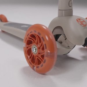 Детский самокат  3-колесный с подсветкой 20 режимов Flash