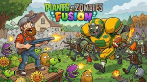 Зомби против растений PvZ Fusion Plants vs Zombies Растения против Зомби Битва прохождение
