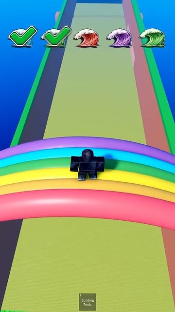 радужный обби против всех цунами🌊