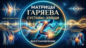 🦴 СИЛЬНЫЙ КОМПЛЕКС МАТРИЦ ГАРЯЕВА ДЛЯ СУСТАВОВ И КОСТЕЙ | Восстановление, регенерация,✨