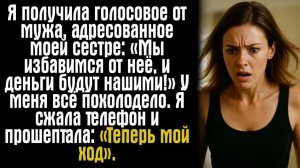 Истории из жизни. Я получила голосовое от мужа, адресованное моей сестре...