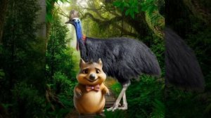 Вомбат и птицы Австралии