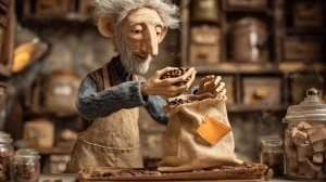 Сюрреалистичный фильм от ИИ • Очень необычный город | Шоколадный город