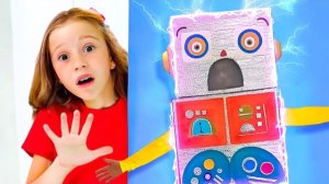 Настя и робот-уборщик | ВИДЕО ДЛЯ ДЕТЕЙ