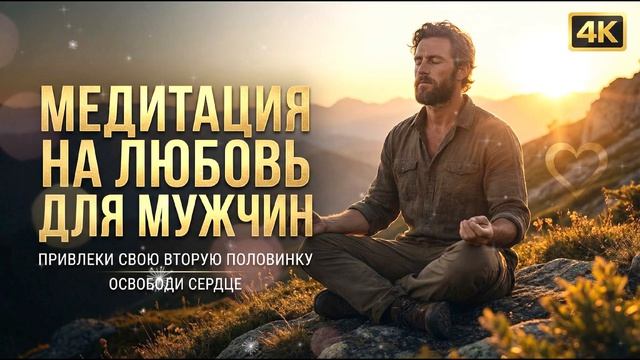 Короткая медитация. Для мужчин. ЛЮБОВЬ ✨