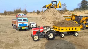 мультфильмы МАШИНКИ грузовик трактор самосвал РАБОТАЮТ