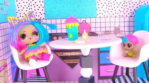 Мультики для детей залипалки про куклы ЛОЛ. Собираем куклу ЛОЛ в школу