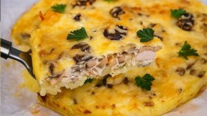 Это не запеканка и не пицца… Это вкуснее в 100 раз! Пирог-Жульен это блюдо сводит с ума вкусом!