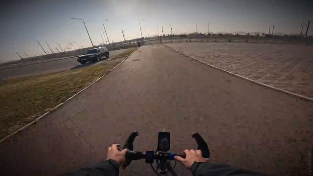 Облетел  район 