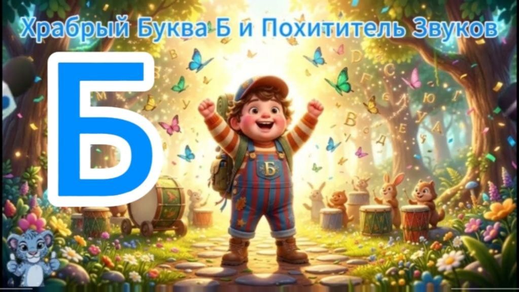 сказка про букву Б .азбука. мультики для детей для малышей.