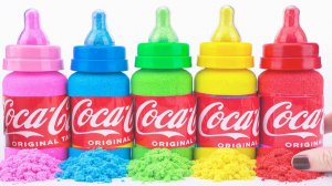 Мультики для детей. Как сделать яркий КИТ-КАТ из разноцветного песка. Мультики для малышей