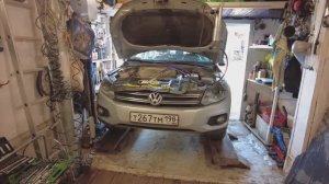 Раскоксовка двигателя Volkswagen Tiguan 2.0 CAWA технология BG аппаратом SQUID химией Clarion Guard
