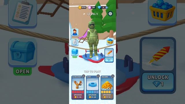 Sled Surfers. Пингвин на ледянке