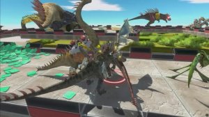 ARBS: ТРЁХГЛАВЫЙ ДИНОЗАВР СРАЖАЕТСЯ ПРОТИВ ВСЕХ ЖИВОТНЫХ — БИТВА ТИТАНОВ! 🦖🐺🦁🔥💀