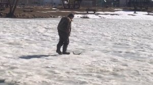 поимка форели