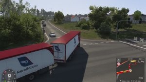 Euro Truck Simulator 2 #70  - Перевозка Вакцины 670км + паром. Двойная спепка