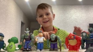 Зомби против Растений (обзор фигурок)