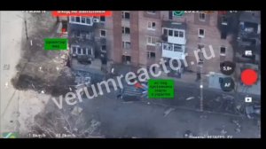 Применение 152-мм высокоточных снарядов Краснополь-М2 по группе пехоты противника которая укрылась в