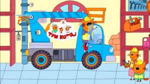 Три кота 🐱 Строим дом! Развивающий мультфильм и игра 🏠