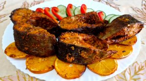 Форель, приготовленная в тандыре.